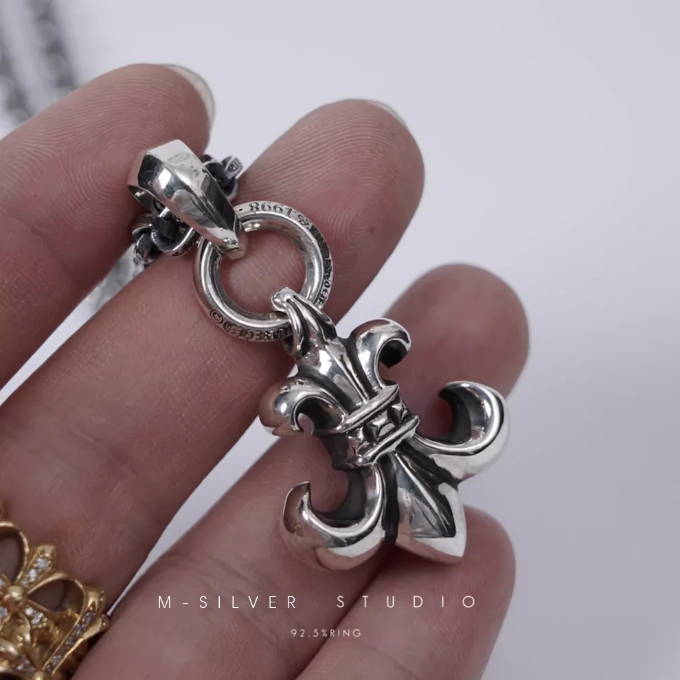 Chrome Hearts Cross Ring - Gothic 925 Sterling Silver Jewelry | David Studio