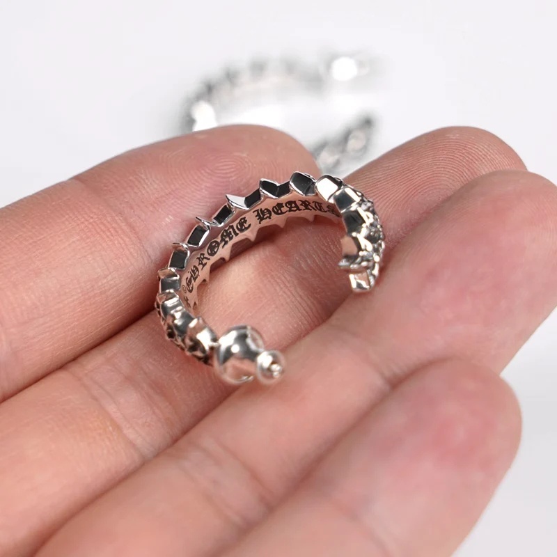 Chrome Hearts Cross Ring - Gothic 925 Sterling Silver Jewelry | David Studio