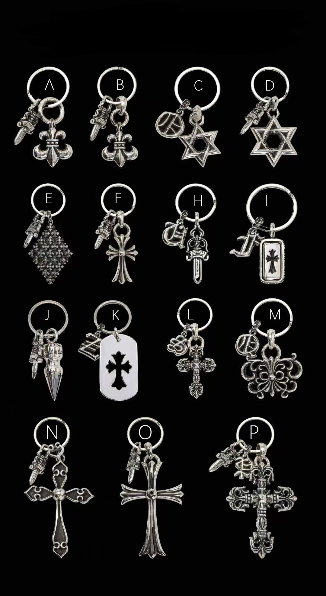 Chrome Hearts Cross Ring - Gothic 925 Sterling Silver Jewelry | David Studio