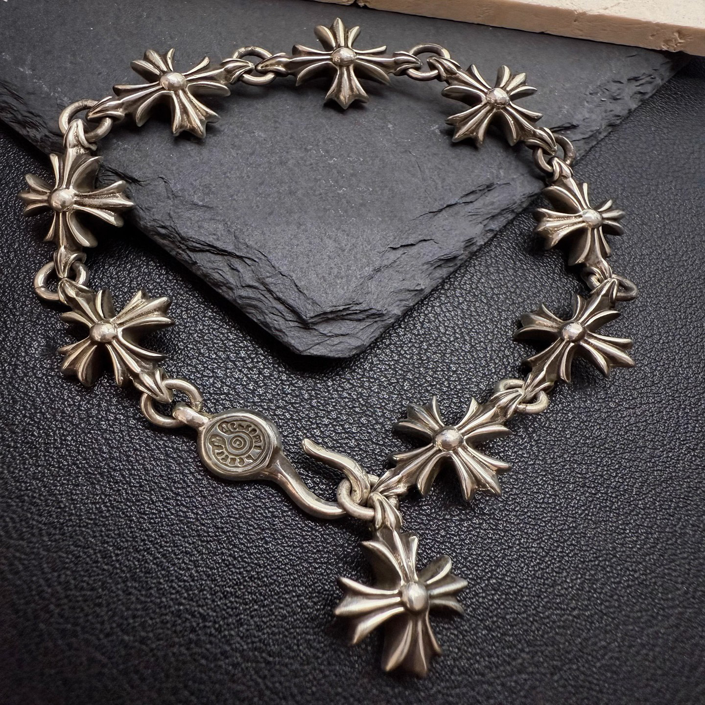 Chrome Hearts Cross Ring - Gothic 925 Sterling Silver Jewelry | David Studio