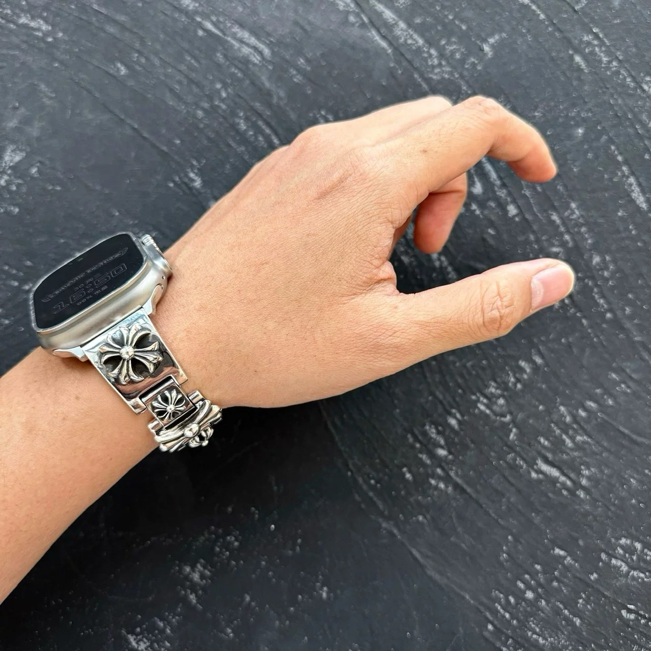 Chrome Hearts Cross Ring - Gothic 925 Sterling Silver Jewelry | David Studio