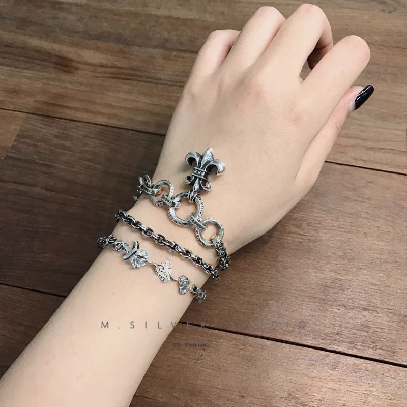 Chrome Hearts Cross Ring - Gothic 925 Sterling Silver Jewelry | David Studio