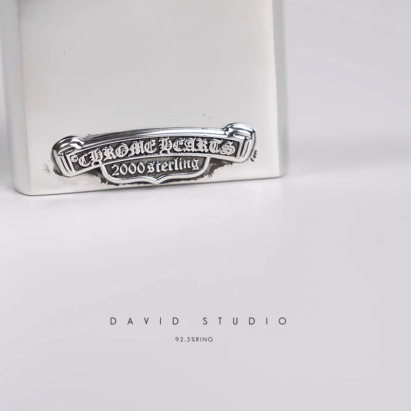 Chrome Hearts Cross Ring - Gothic 925 Sterling Silver Jewelry | David Studio