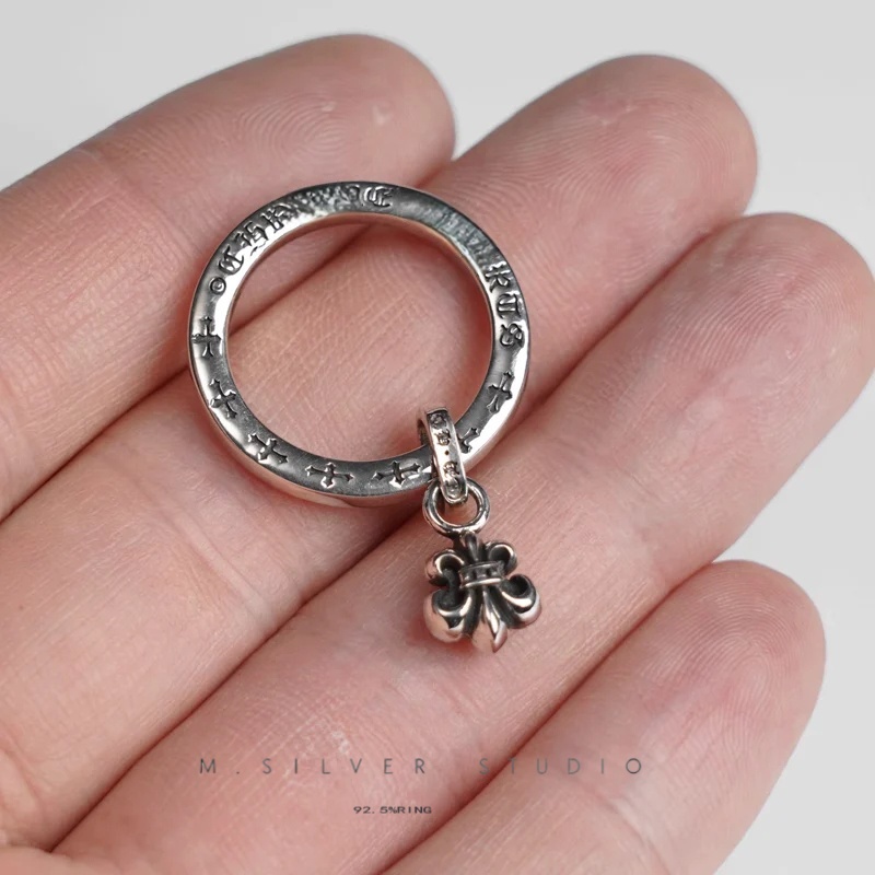 Chrome Hearts Cross Ring - Gothic 925 Sterling Silver Jewelry | David Studio