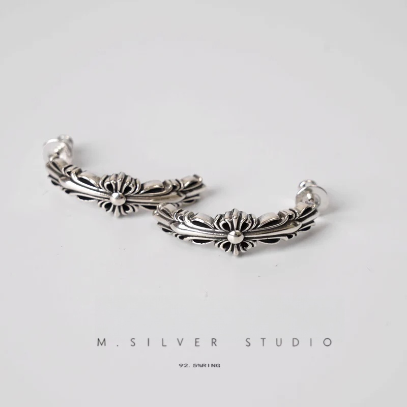 Chrome Hearts Cross Ring - Gothic 925 Sterling Silver Jewelry | David Studio