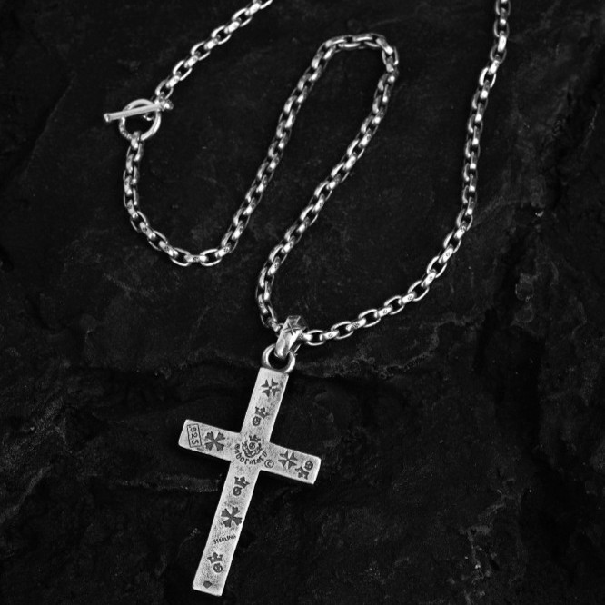 Chrome Hearts Cross Ring - Gothic 925 Sterling Silver Jewelry | David Studio