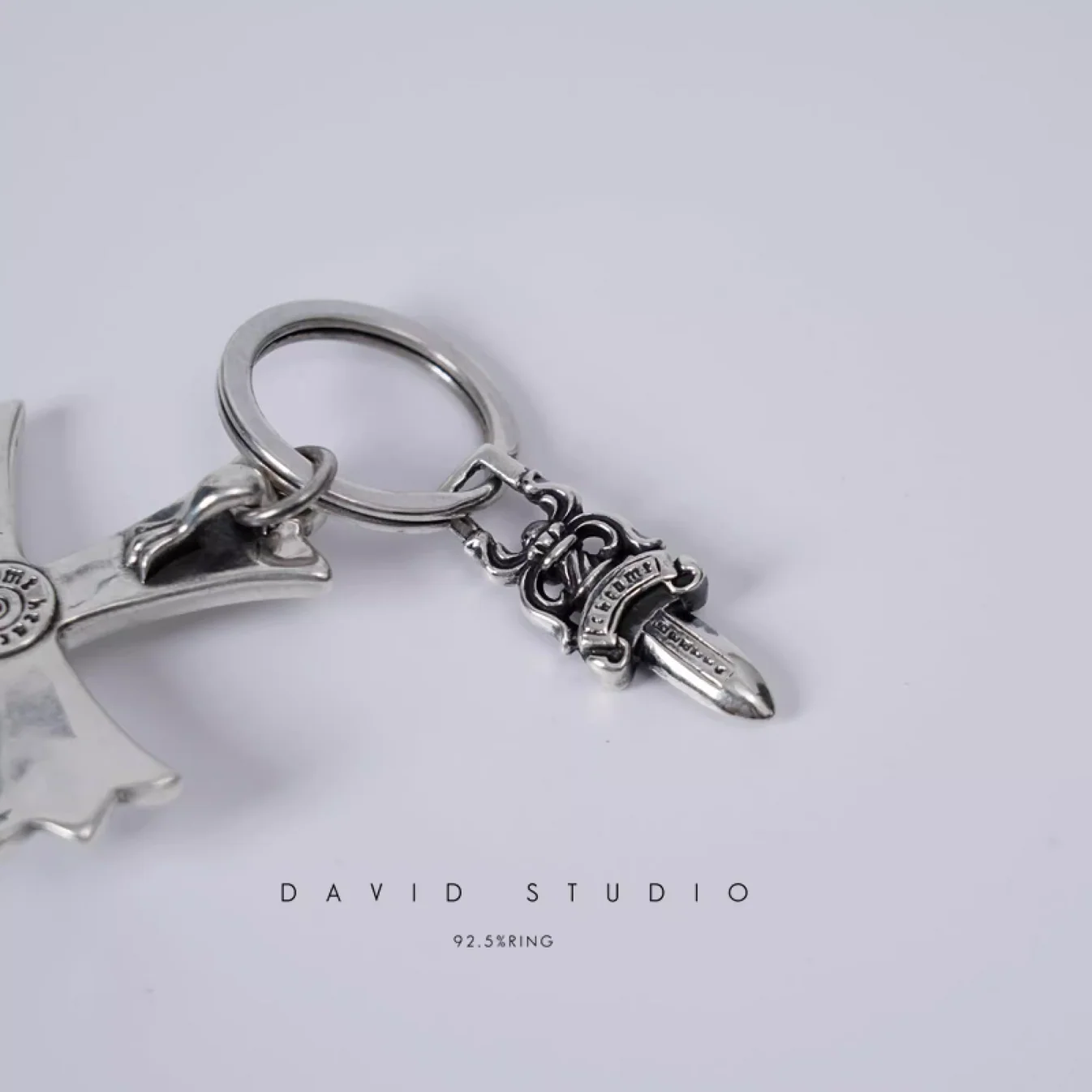 Chrome Hearts Cross Ring - Gothic 925 Sterling Silver Jewelry | David Studio