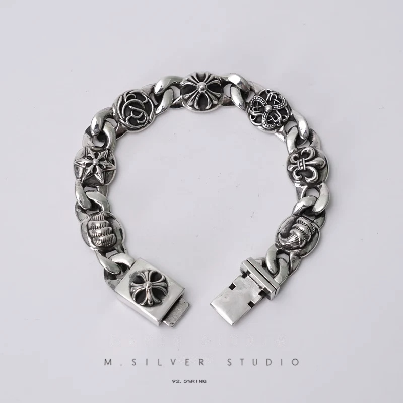 Chrome Hearts Cross Ring - Gothic 925 Sterling Silver Jewelry | David Studio