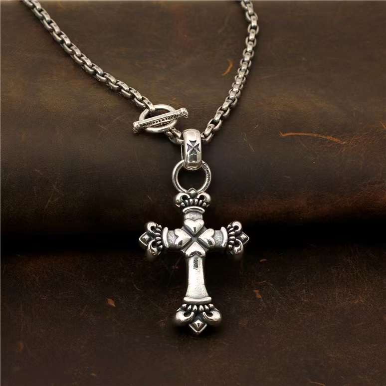 Chrome Hearts Cross Ring - Gothic 925 Sterling Silver Jewelry | David Studio