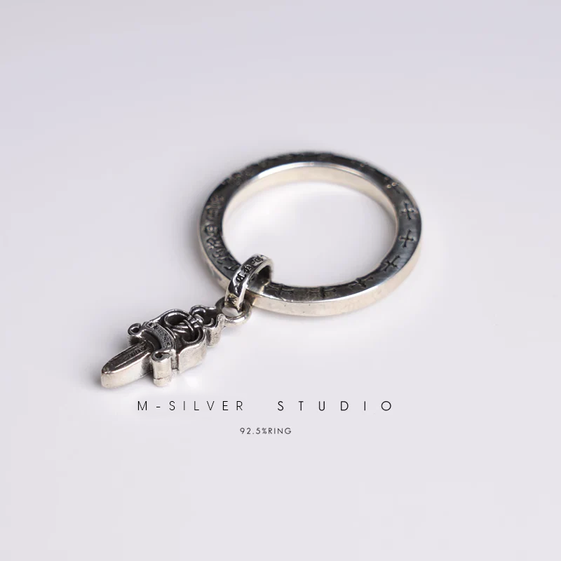 Chrome Hearts Cross Ring - Gothic 925 Sterling Silver Jewelry | David Studio