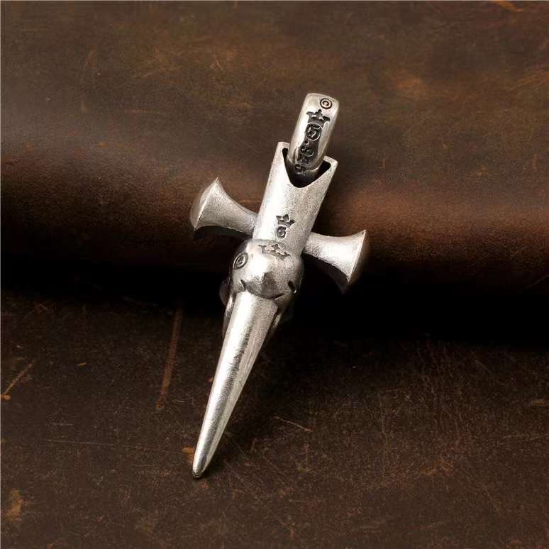 Chrome Hearts Cross Ring - Gothic 925 Sterling Silver Jewelry | David Studio
