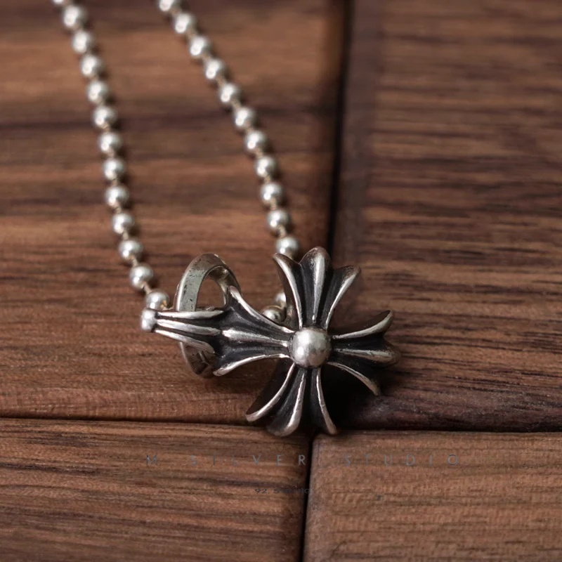 Chrome Hearts Cross Ring - Gothic 925 Sterling Silver Jewelry | David Studio