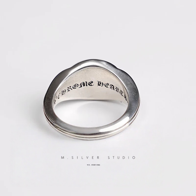 Chrome Hearts Cross Ring - Gothic 925 Sterling Silver Jewelry | David Studio