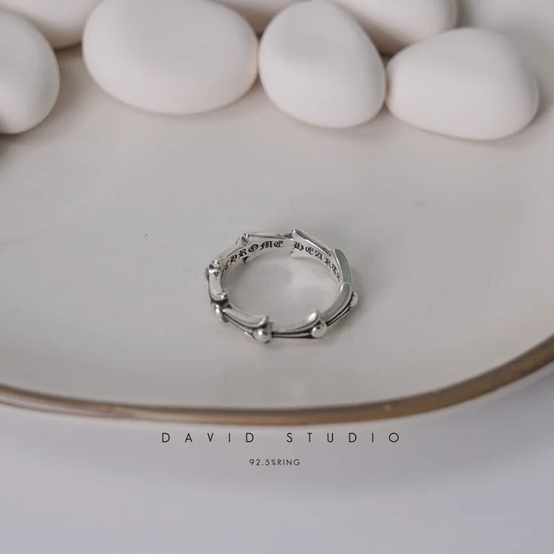 Chrome Hearts Cross Ring - Gothic 925 Sterling Silver Jewelry | David Studio