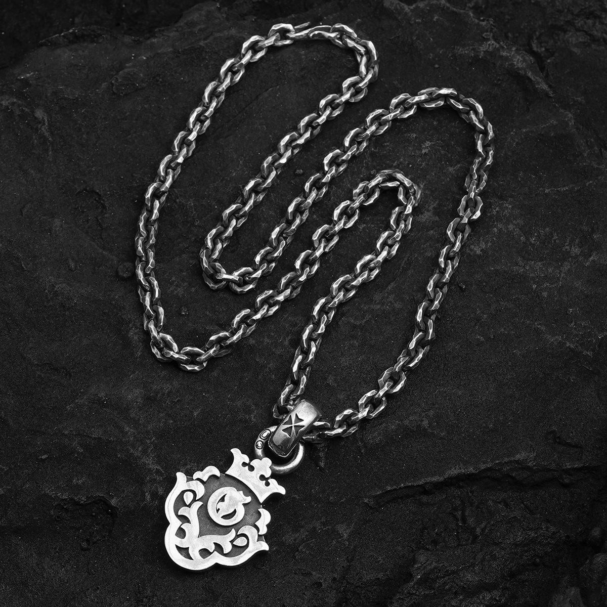 Chrome Hearts Cross Ring - Gothic 925 Sterling Silver Jewelry | David Studio