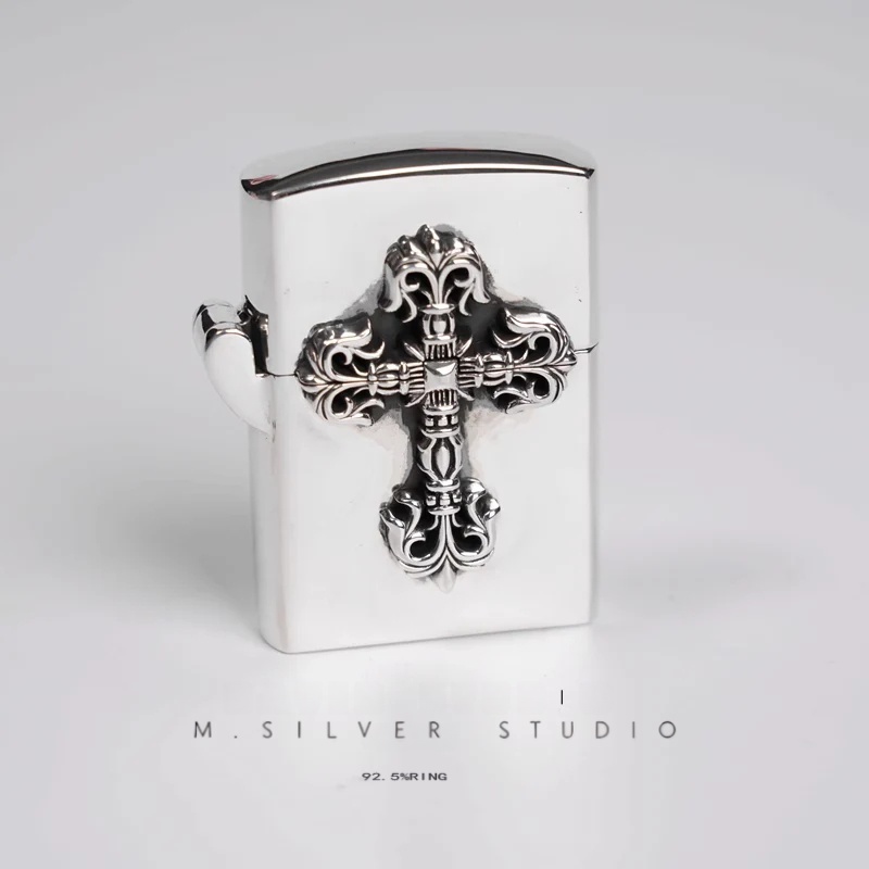 Chrome Hearts Cross Ring - Gothic 925 Sterling Silver Jewelry | David Studio