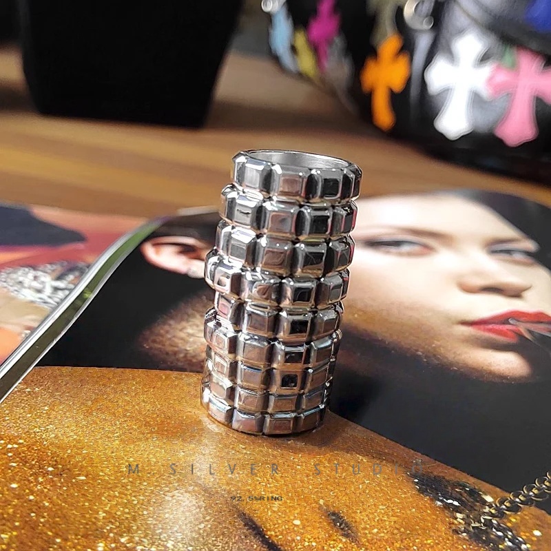 Chrome Hearts Cross Ring - Gothic 925 Sterling Silver Jewelry | David Studio