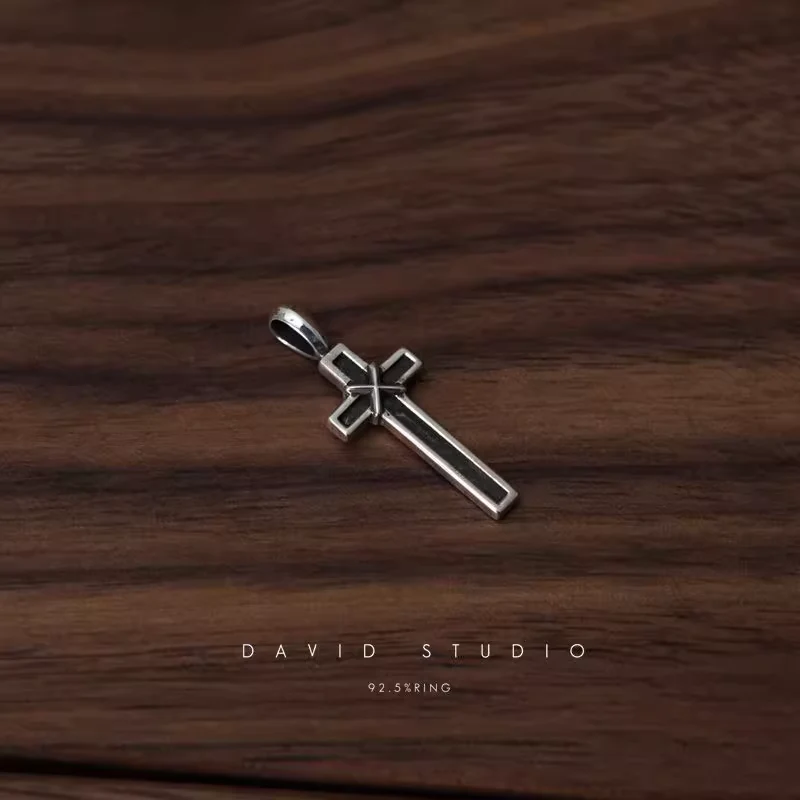 Chrome Hearts Cross Ring - Gothic 925 Sterling Silver Jewelry | David Studio