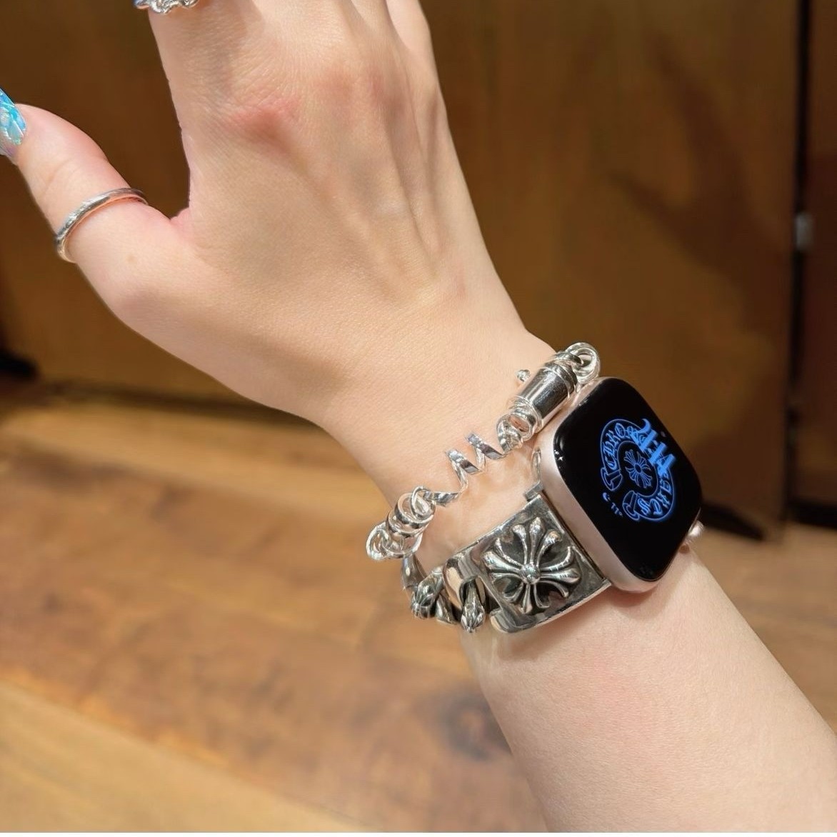 Chrome Hearts Cross Ring - Gothic 925 Sterling Silver Jewelry | David Studio