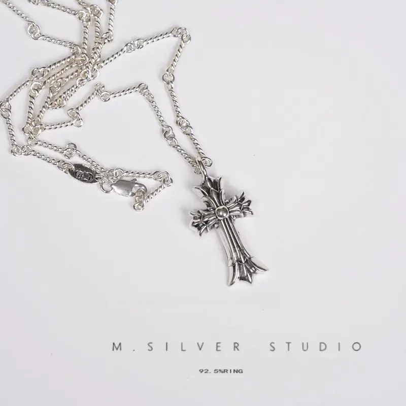 Chrome Hearts Cross Ring - Gothic 925 Sterling Silver Jewelry | David Studio