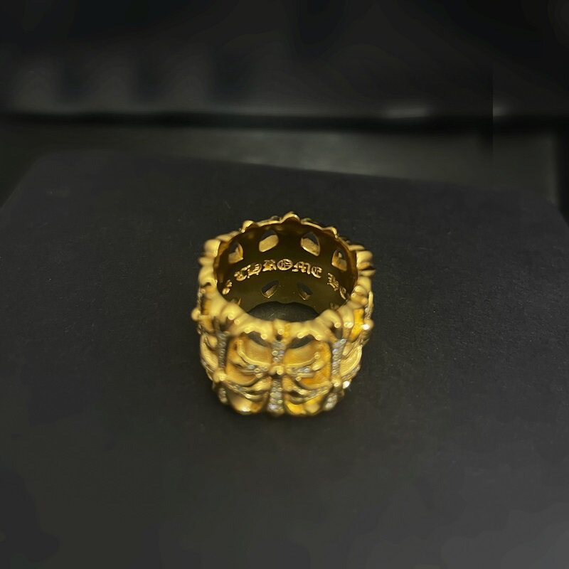 Chrome Hearts Cross Ring - Gothic 925 Sterling Silver Jewelry | David Studio