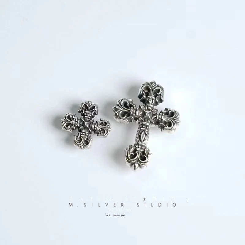 Chrome Hearts Cross Ring - Gothic 925 Sterling Silver Jewelry | David Studio