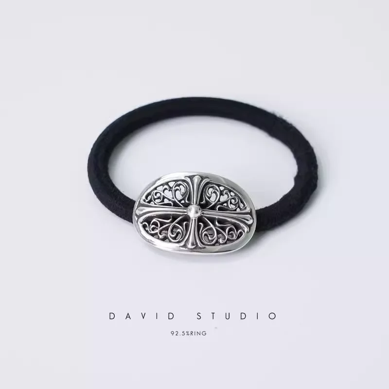 Chrome Hearts Cross Ring - Gothic 925 Sterling Silver Jewelry | David Studio