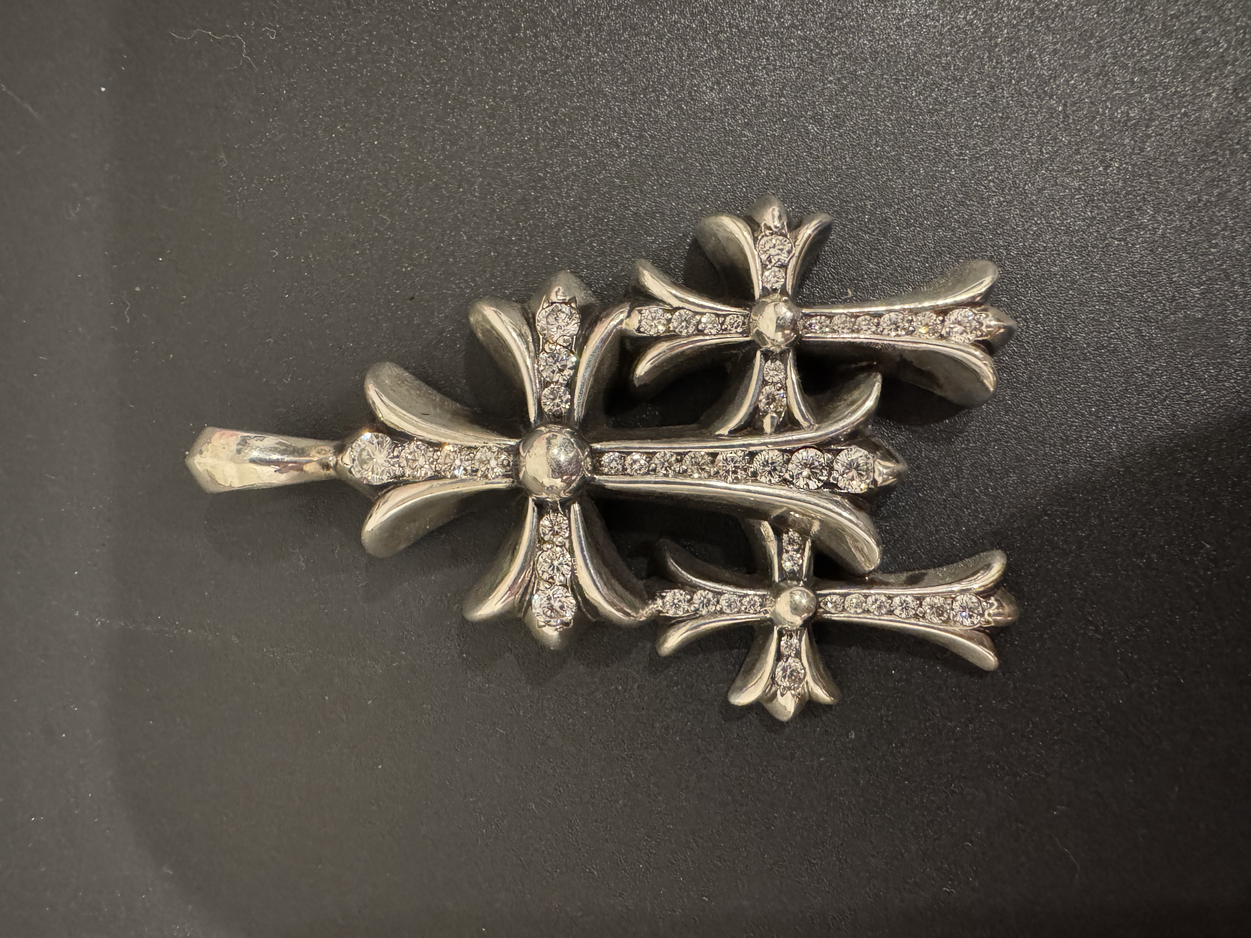 Chrome Hearts Cross Ring - Gothic 925 Sterling Silver Jewelry | David Studio