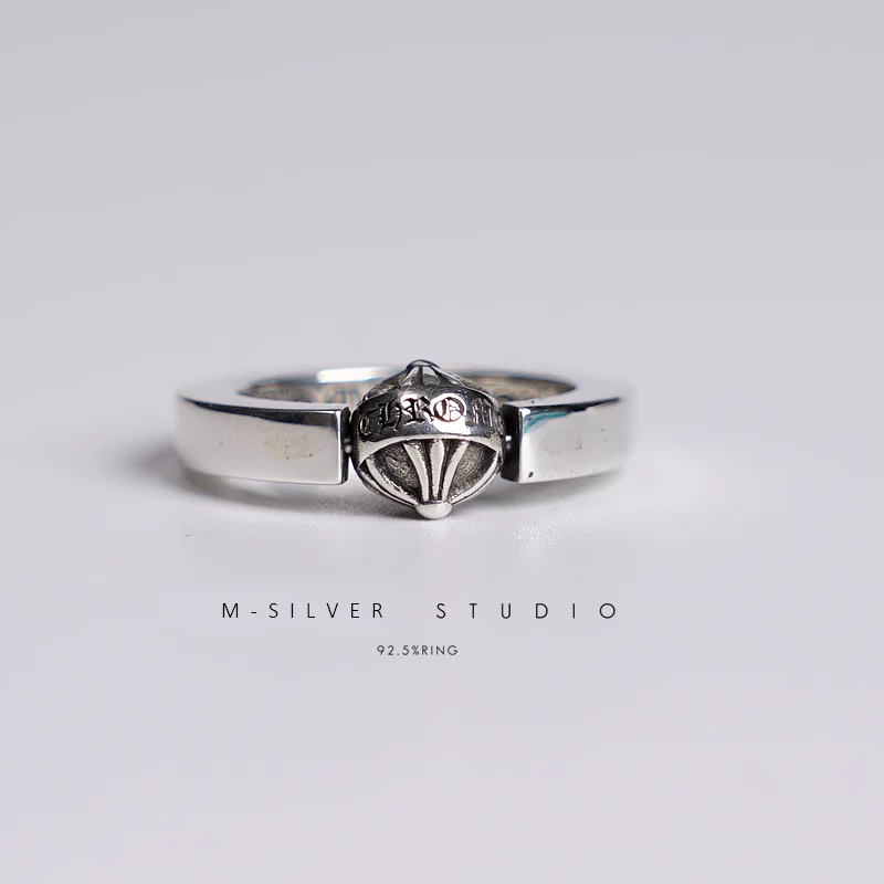 Chrome Hearts Cross Ring - Gothic 925 Sterling Silver Jewelry | David Studio