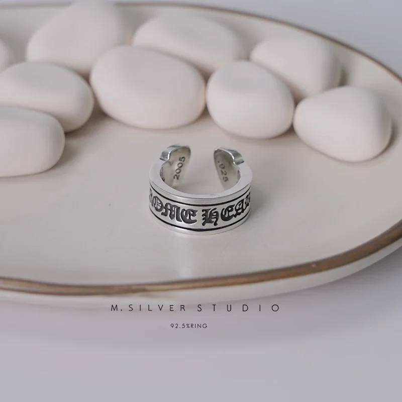 Chrome Hearts Cross Ring - Gothic 925 Sterling Silver Jewelry | David Studio