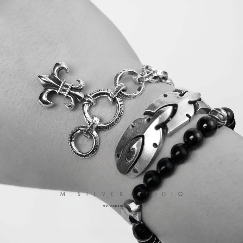 Chrome Hearts Cross Ring - Gothic 925 Sterling Silver Jewelry | David Studio