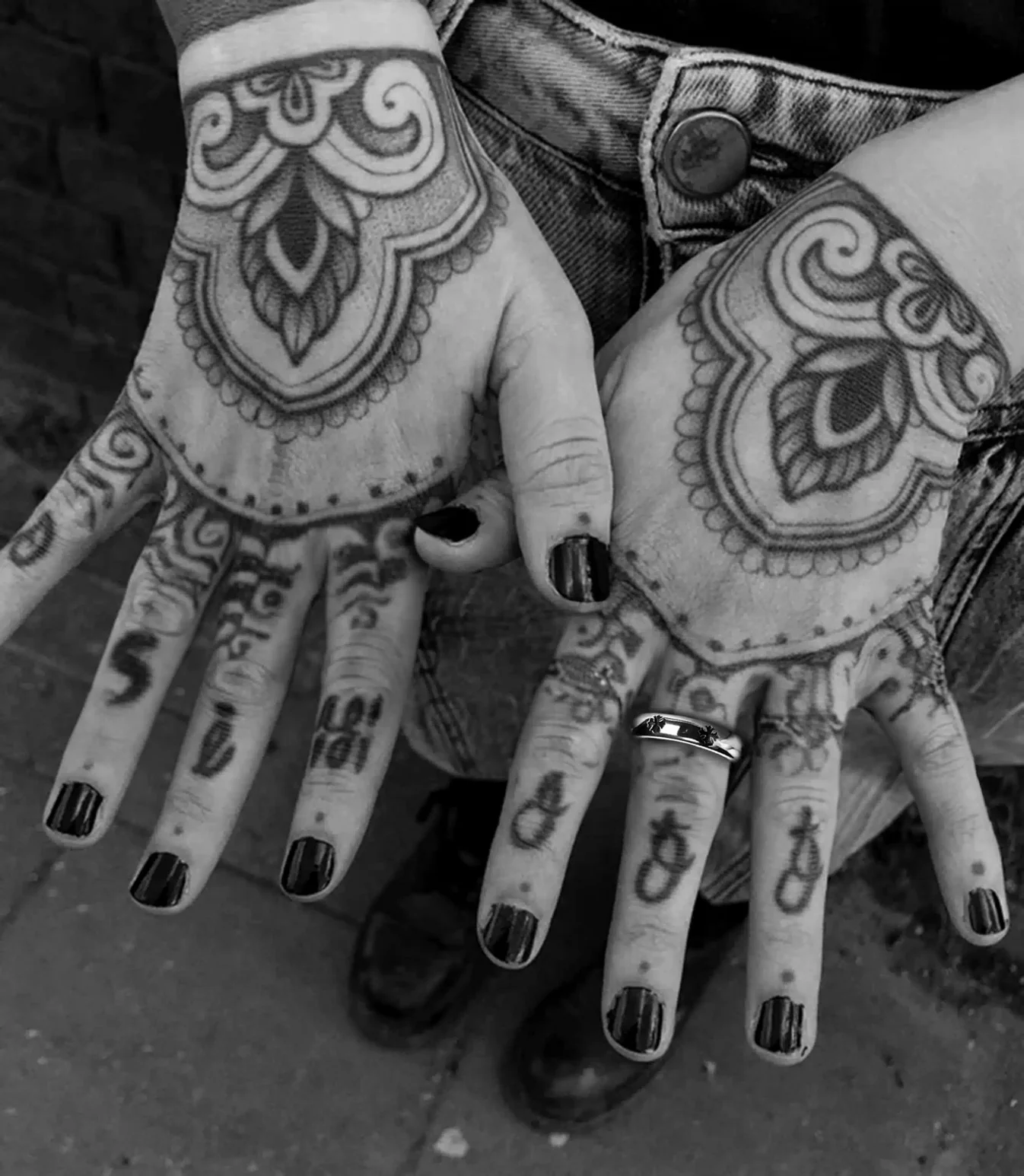 Chrome Hearts Cross Ring - Gothic 925 Sterling Silver Jewelry | David Studio