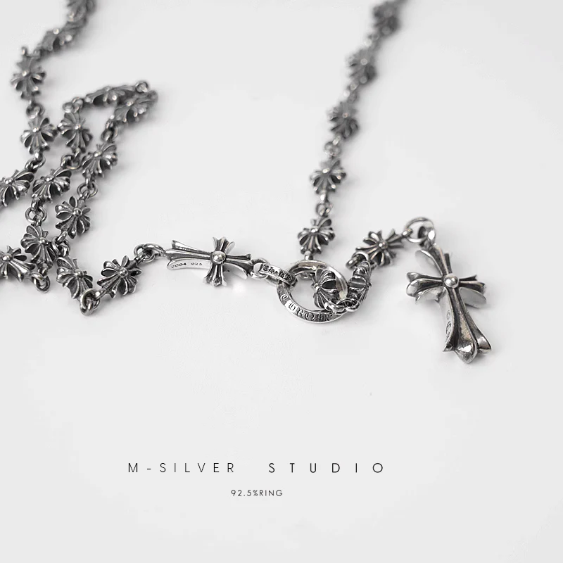 Chrome Hearts Cross Ring - Gothic 925 Sterling Silver Jewelry | David Studio