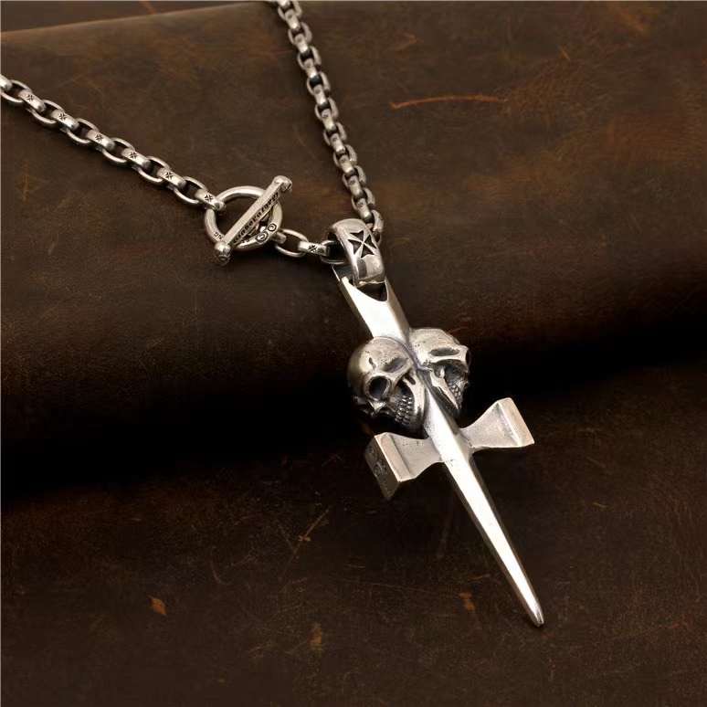 Chrome Hearts Cross Ring - Gothic 925 Sterling Silver Jewelry | David Studio