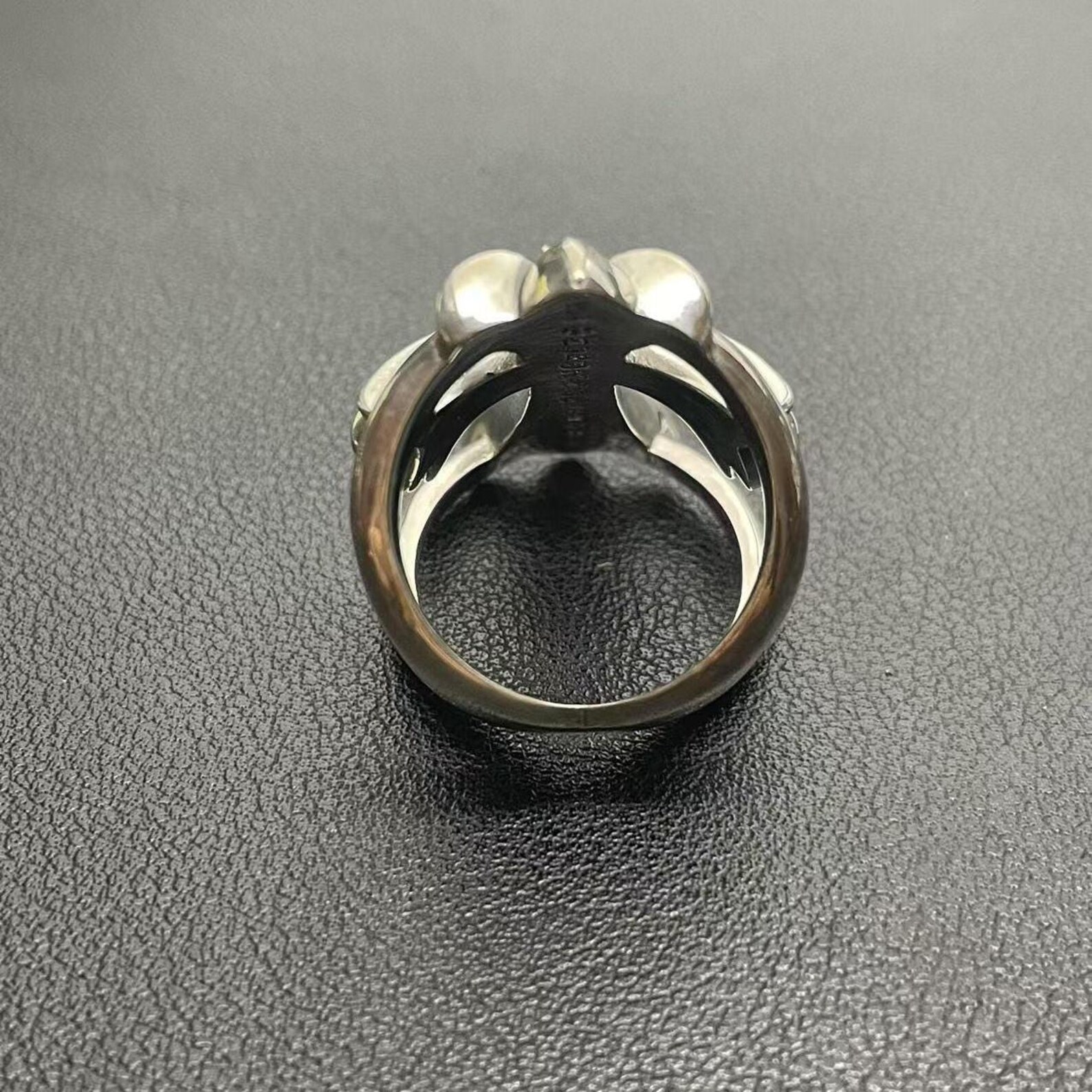 Chrome Hearts Cross Ring - Gothic 925 Sterling Silver Jewelry | David Studio