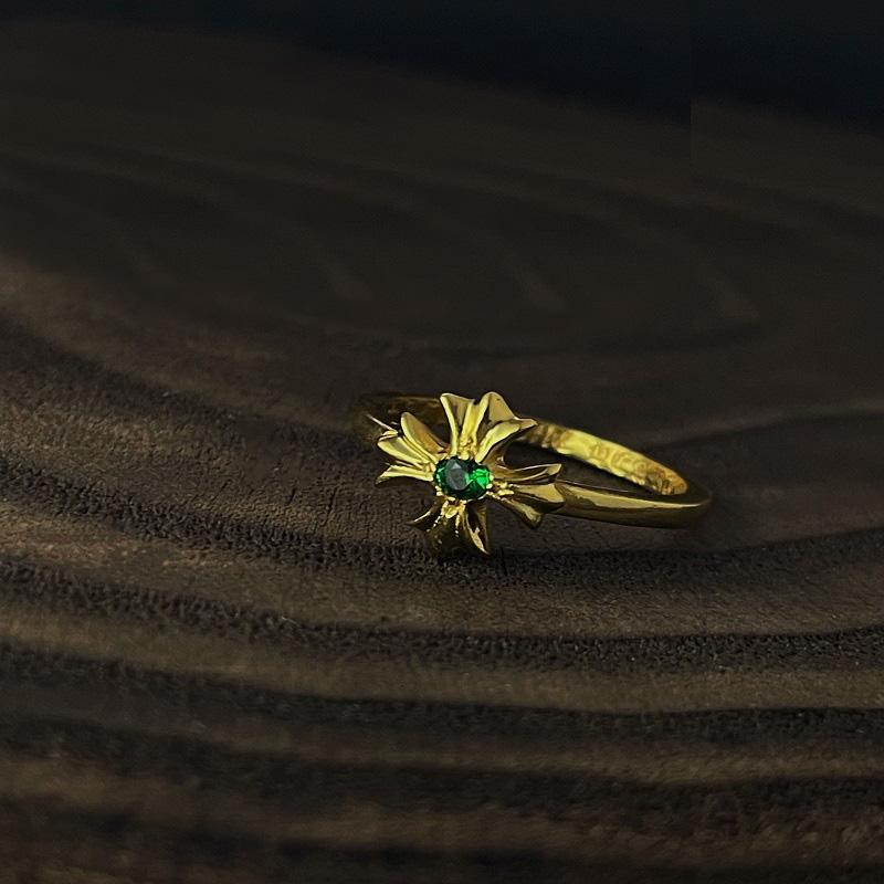 Chrome Hearts Cross Ring - Gothic 925 Sterling Silver Jewelry | David Studio