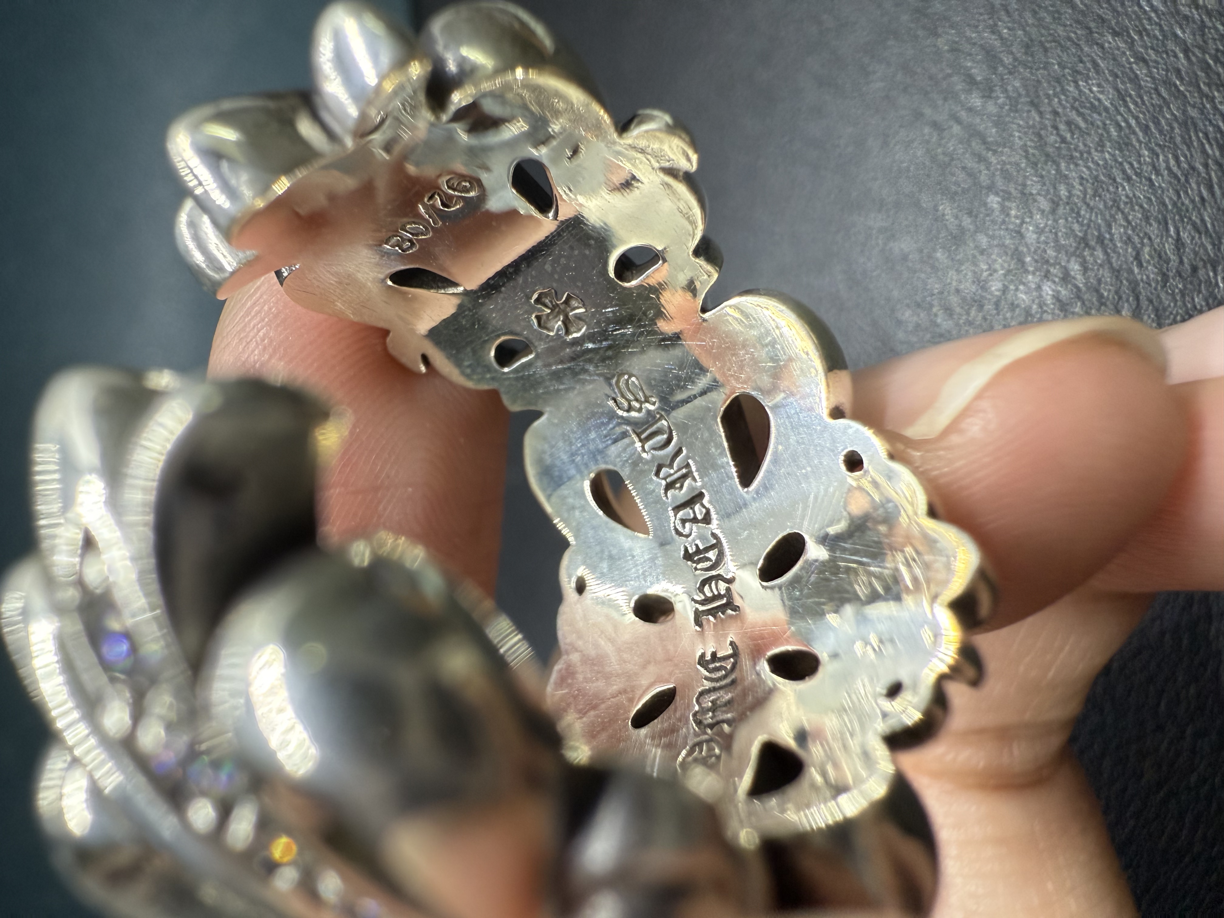 Chrome Hearts Cross Ring - Gothic 925 Sterling Silver Jewelry | David Studio