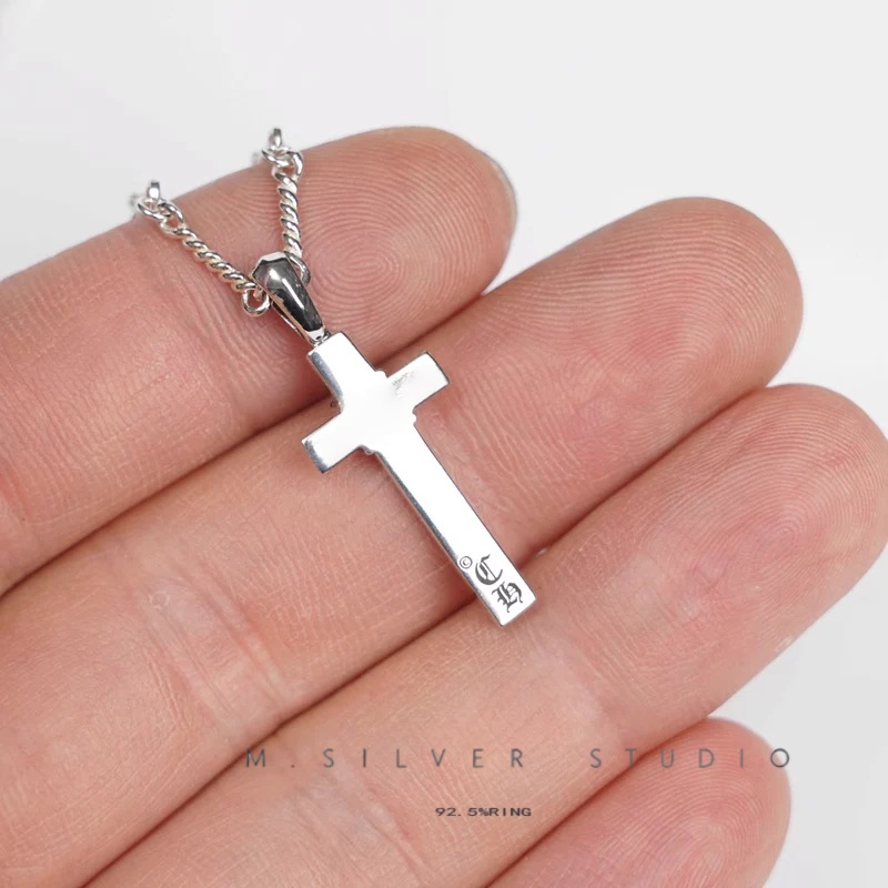 Chrome Hearts Cross Ring - Gothic 925 Sterling Silver Jewelry | David Studio