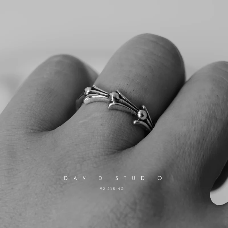 Chrome Hearts Cross Ring - Gothic 925 Sterling Silver Jewelry | David Studio