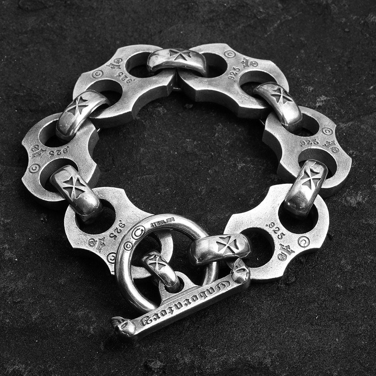 Chrome Hearts Cross Ring - Gothic 925 Sterling Silver Jewelry | David Studio