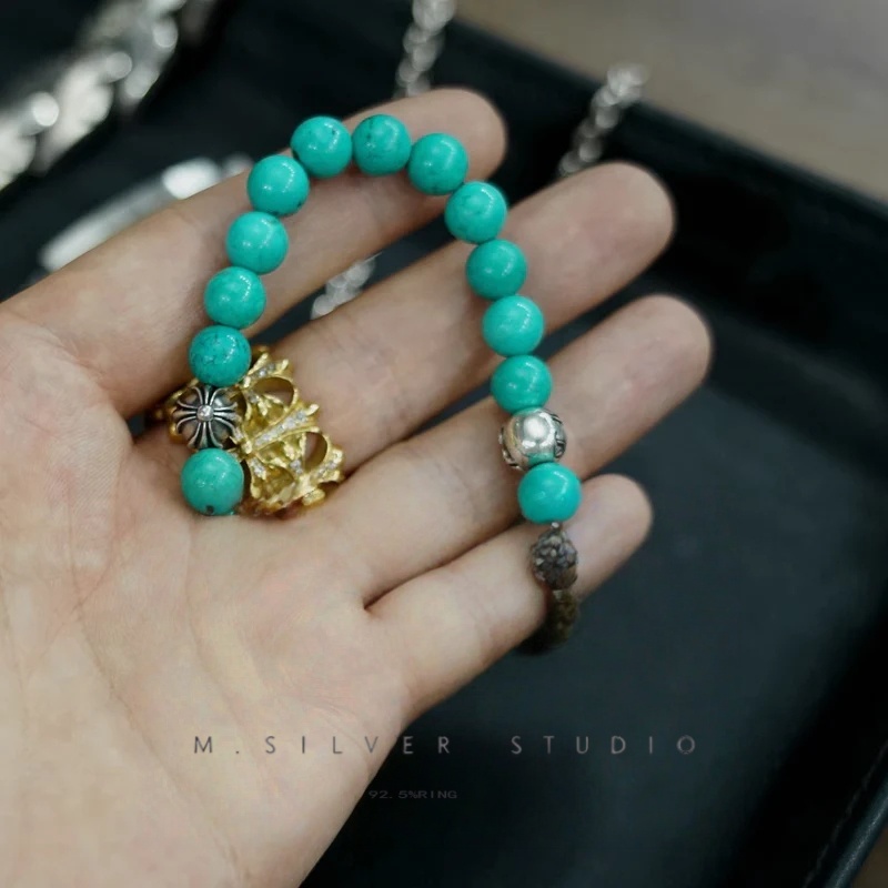 Chrome Hearts Cross Ring - Gothic 925 Sterling Silver Jewelry | David Studio