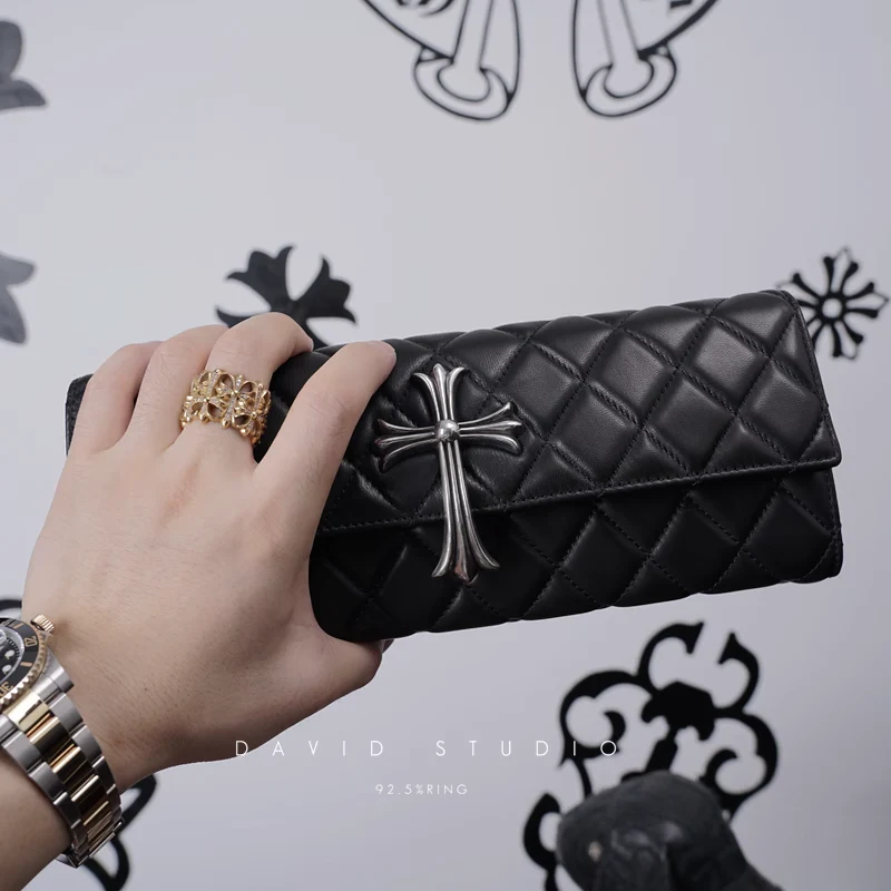 Chrome Hearts Cross Ring - Gothic 925 Sterling Silver Jewelry | David Studio