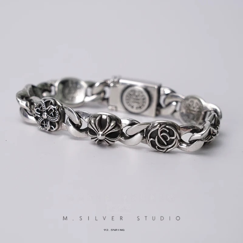 Chrome Hearts Cross Ring - Gothic 925 Sterling Silver Jewelry | David Studio