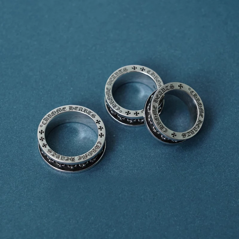 Chrome Hearts Cross Ring - Gothic 925 Sterling Silver Jewelry | David Studio