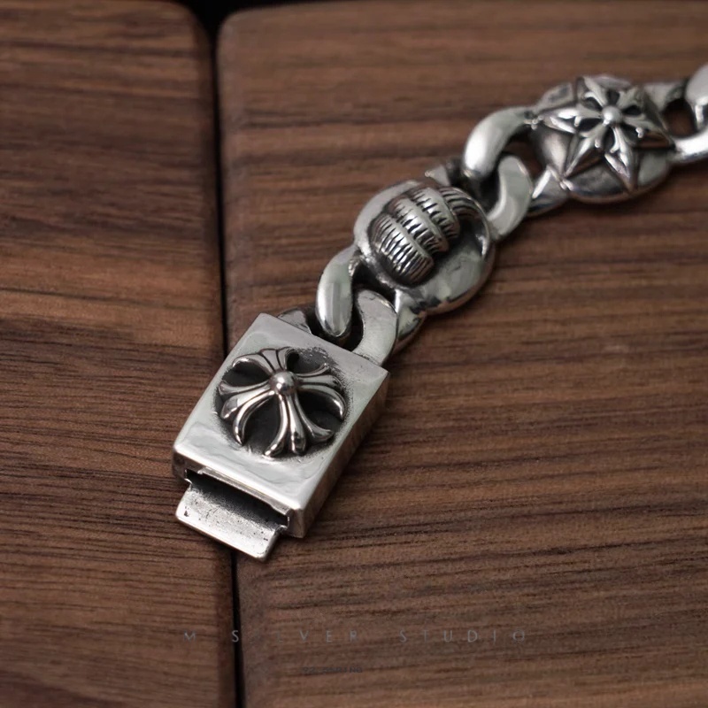 Chrome Hearts Cross Ring - Gothic 925 Sterling Silver Jewelry | David Studio