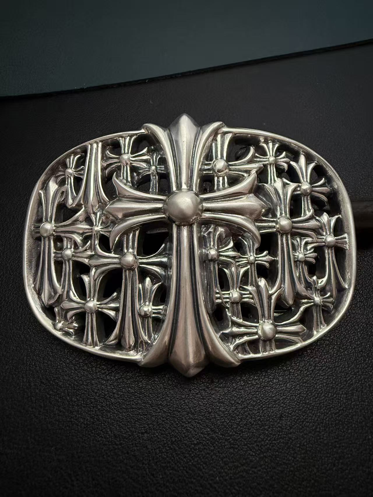 Chrome Hearts Cross Ring - Gothic 925 Sterling Silver Jewelry | David Studio