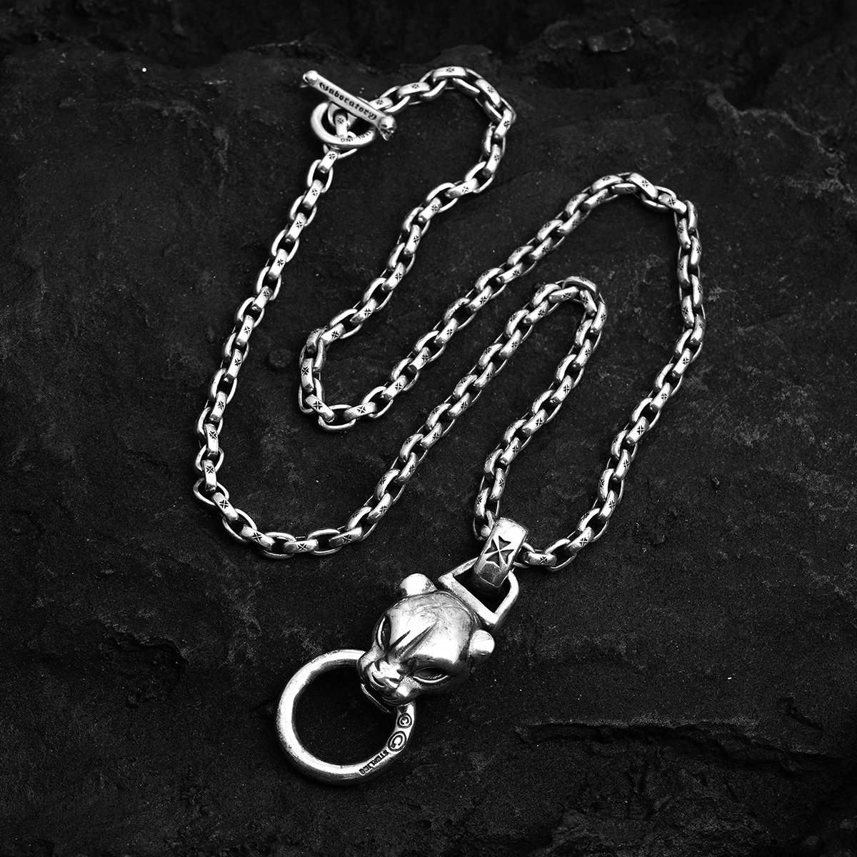 Chrome Hearts Cross Ring - Gothic 925 Sterling Silver Jewelry | David Studio