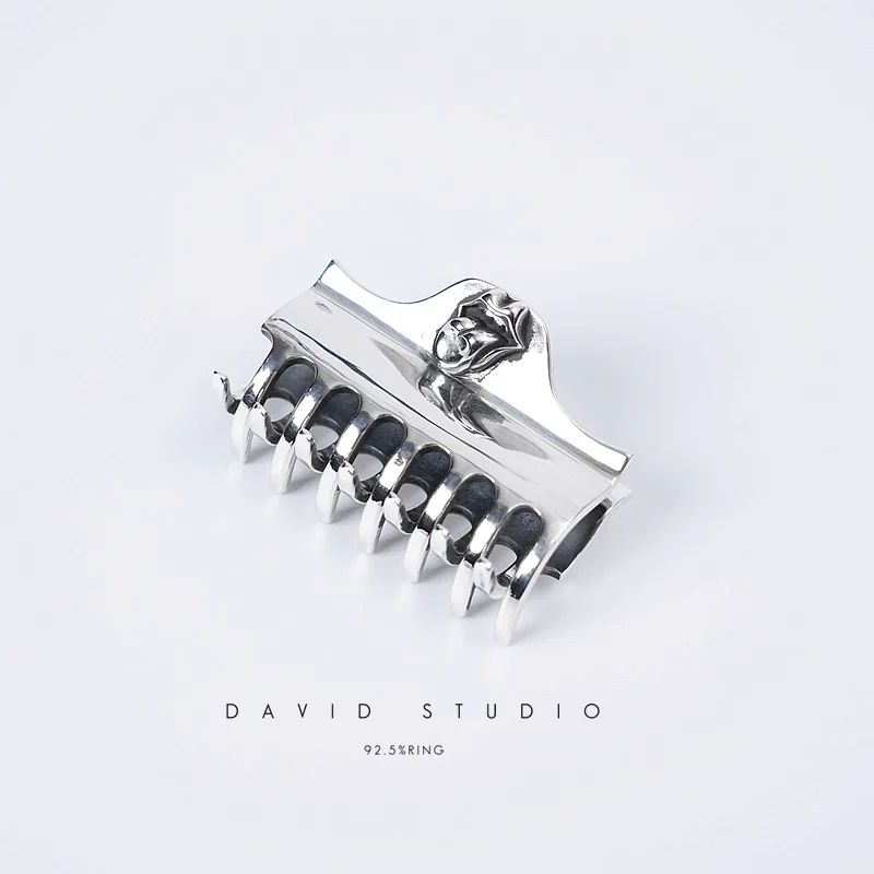 Chrome Hearts Cross Ring - Gothic 925 Sterling Silver Jewelry | David Studio