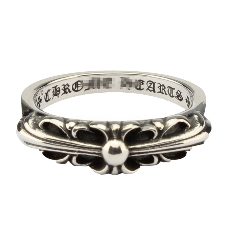 Chrome Hearts Cross Ring - Gothic 925 Sterling Silver Jewelry | David Studio