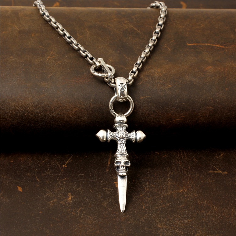 Chrome Hearts Cross Ring - Gothic 925 Sterling Silver Jewelry | David Studio